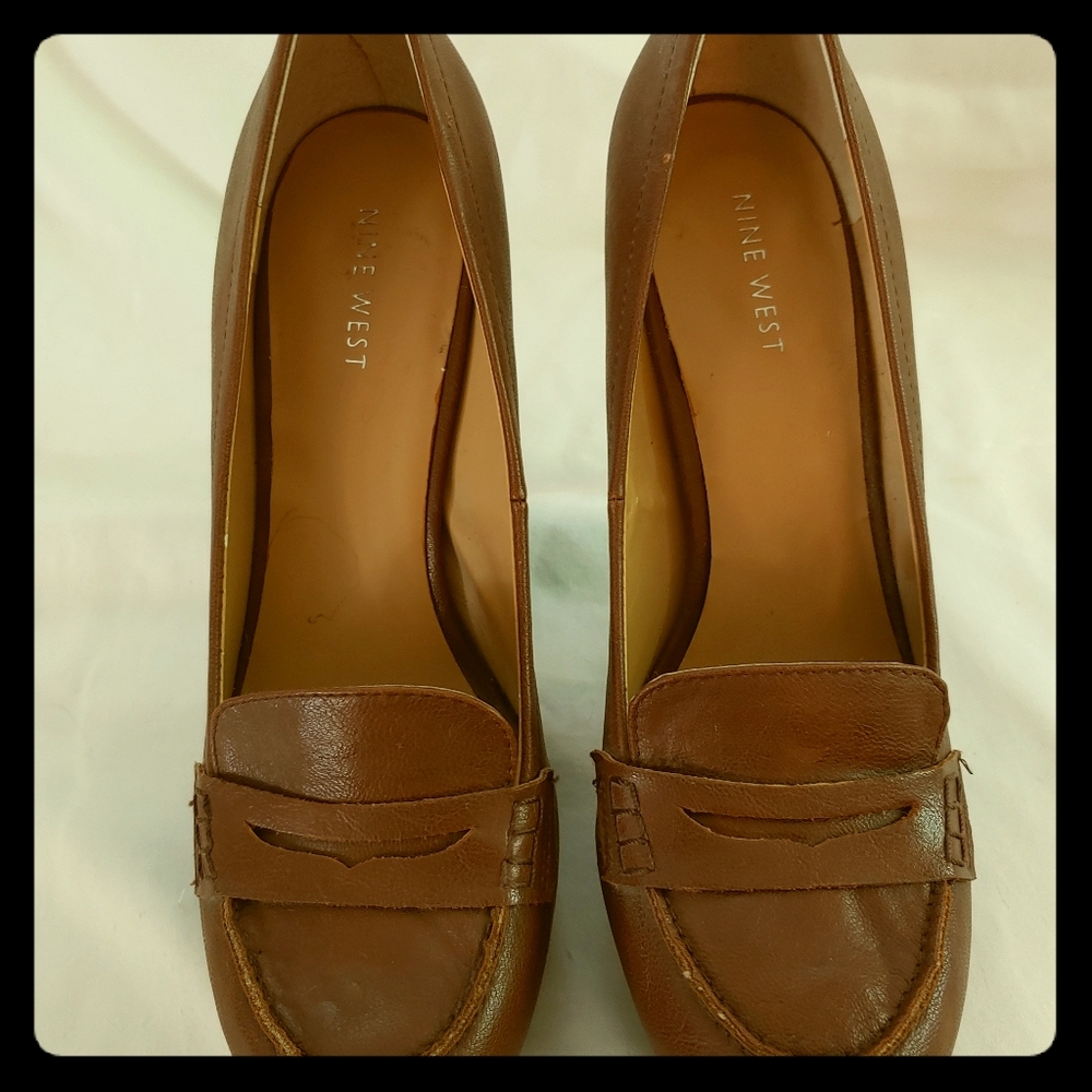 Nine West Brown Platforms